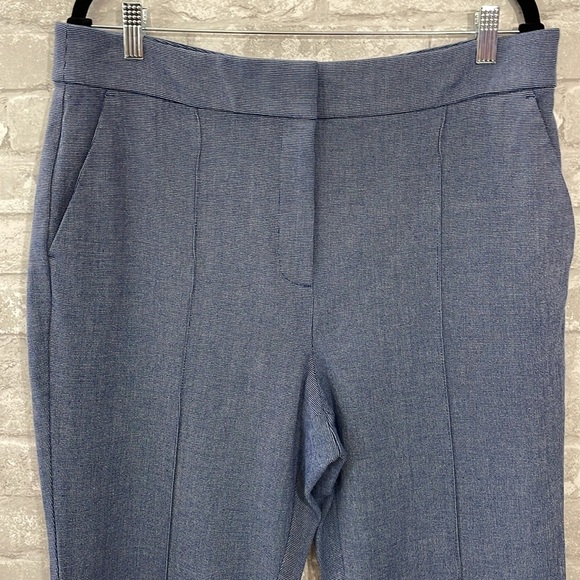 Loft Checked Blue Pants - Picture 2 of 5